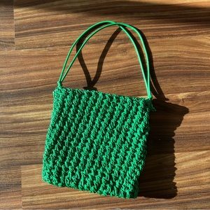 Rare limited edition Bottega veneta leather crochet crossbody